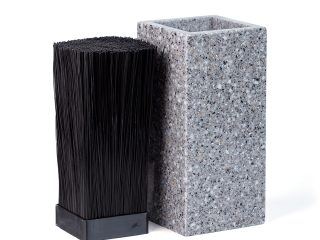 Колода для ножів зі штучного каменю Asphalt Material